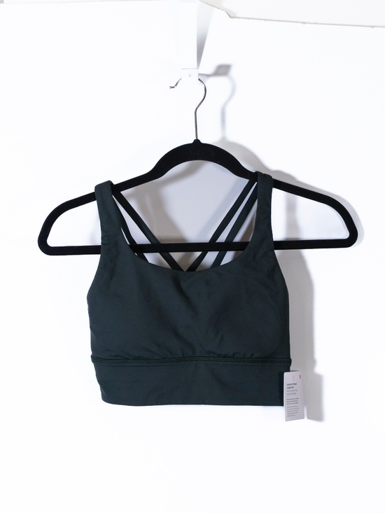 lululemon athletica Other - NEW Lululemon Energy Longline Athletic Work Out Sports Bra Rainforest Green 2